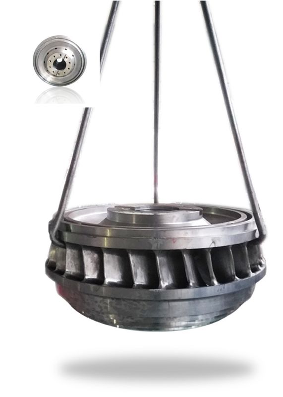 Génération d'énergie hydroélectrique Turbine hydraulique avec une longueur de lame personnalisée et une vitesse nominale du rotor de 300 tr / min