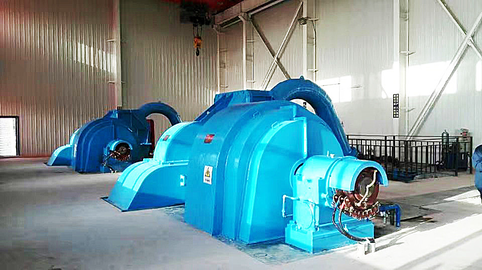 Fabricant de turbines hydrauliques de bonne qualité Générateurs personnalisés pour la tête d'eau Centrale électrique de 20m à 200m