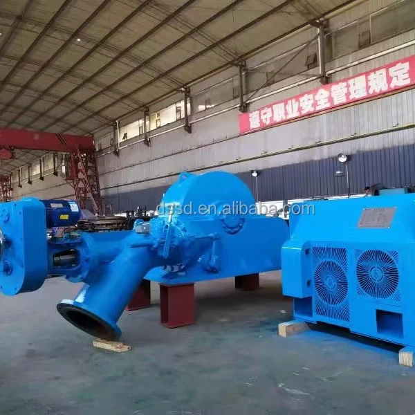 Méthode d'installation verticale / horizontale Générateur hydraulique à turbine de 500 kW avec AVR personnalisé