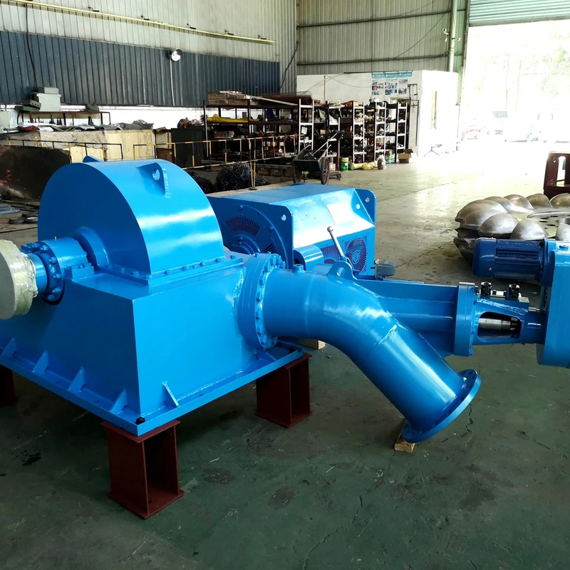 Générateur de turbine en acier inoxydable 90% à 96% d'efficacité et tête nominale de 50 à 400 m pour des performances optimales
