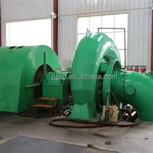 Système de commande PLC Générateur de turbine à eau 1000 kW Puissance de sortie Refroidissement par air/eau pour la production d'énergie