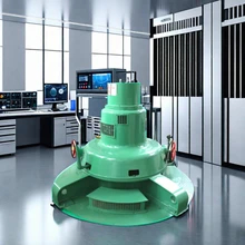 Générateur de turbine hydraulique Kaplan personnalisé Diamètre de coureur de 0,6-2 m Pour la sortie