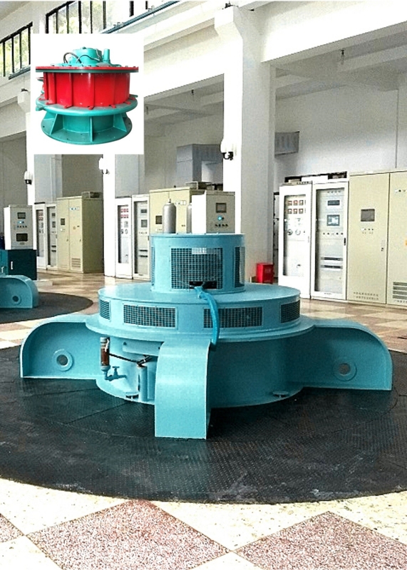 Générateur de turbine hydraulique Kaplan personnalisé Diamètre de coureur de 0,6-2 m Pour la sortie