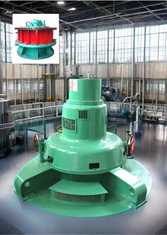 Générateur de turbine hydraulique Kaplan personnalisé Diamètre de coureur de 0,6-2 m Pour la sortie