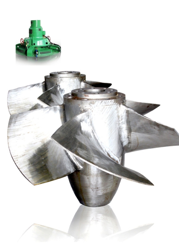 Générateur de turbine hydraulique Kaplan personnalisé Diamètre de coureur de 0,6-2 m Pour la sortie