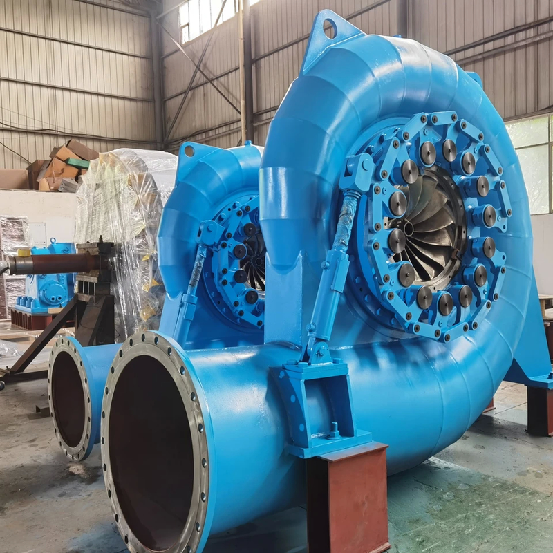 Générateur à turbine hydraulique de 50 Hz avec une efficacité de 88 à 96% et une capacité élevée de 300 kW à 20 MW