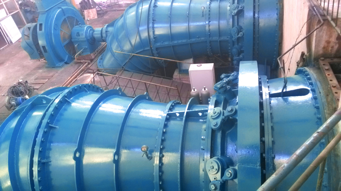 0Générateur de turbine Pelton de puissance de 5 à 20 MW avec installation horizontale et système d'excitation statique