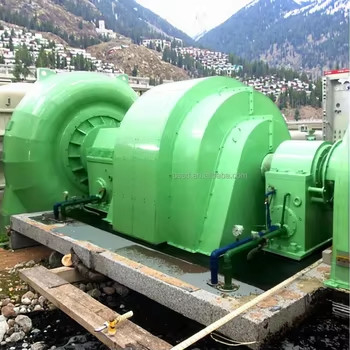 Maintient 85% d'efficacité à 40-110% de variance de charge Efficacité de la turbine hydroélectrique Voltage nominal 400V 600V 800V 11KV 13,8KV