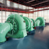 Système de contrôle d'automatisation durable Générateur de turbine hydraulique Francis pour une puissance nominale de 300 kW-20 MW dans les énergies renouvelables