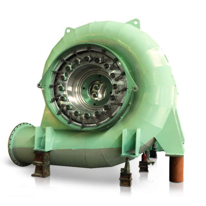 Blade en alliage d'aluminium Turbine hydroélectrique à plage de puissance de 100 kW à 20 MW