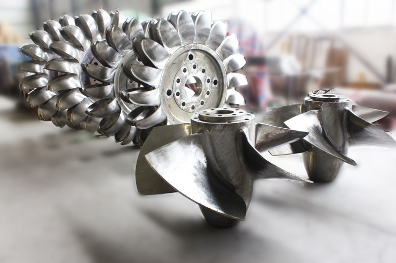 Diamètre d'entrée personnalisé de 1 à 5 mètres Corridor de turbine hydraulique avec vitesse de rotor nominale de 100 tr/min 200 tr/min 300 tr/min 500 tr/min 1000 tr/min