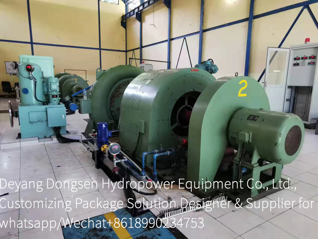 Turbine hydraulique en acier inoxydable à hauteur de lame personnalisée pour une production d'énergie durable