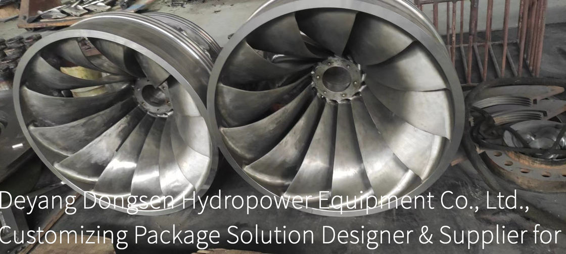 Dimensions personnalisées de la lame de la turbine hydraulique en acier inoxydable