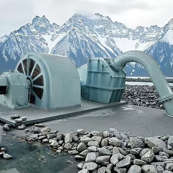 Générateur de turbine à eau à haute tête Pelton personnalisé équipé d'un système de protection de contrôle intelligent