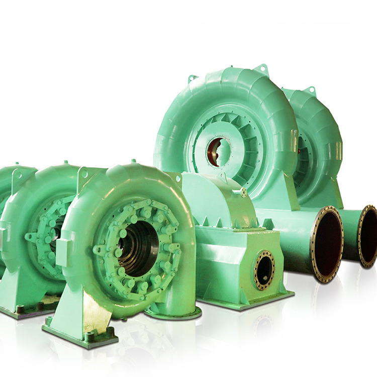 Turbine hydraulique à haute ou basse vitesse à rotation avec matériau en métaux durcis à 600 et 750 tr/min