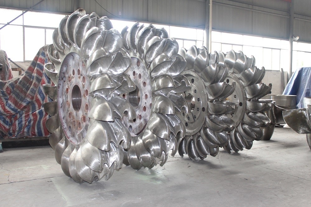 Méthode d'installation verticale Turbine hydraulique avec une pression d'entrée de 10 MPa