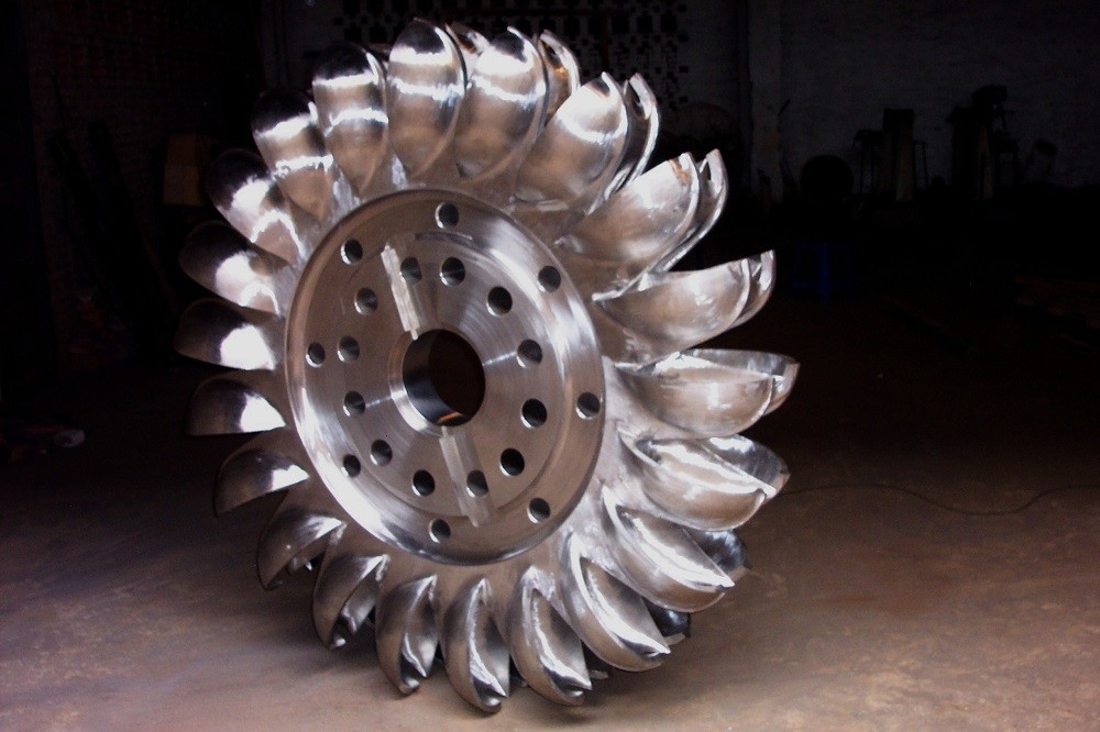 Méthode d'installation verticale Turbine hydraulique avec une pression d'entrée de 10 MPa