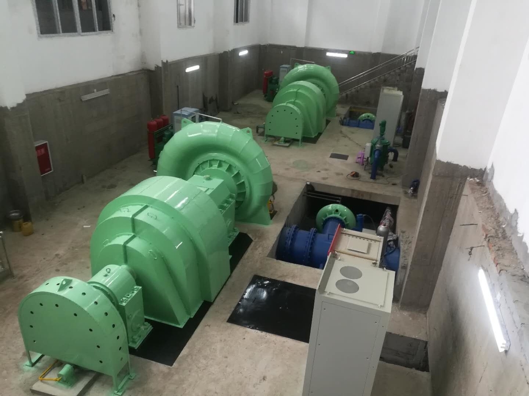 Classe d'isolation F/F Excitation sans balai Francis Générateur de turbine pour la production d'électricité stable