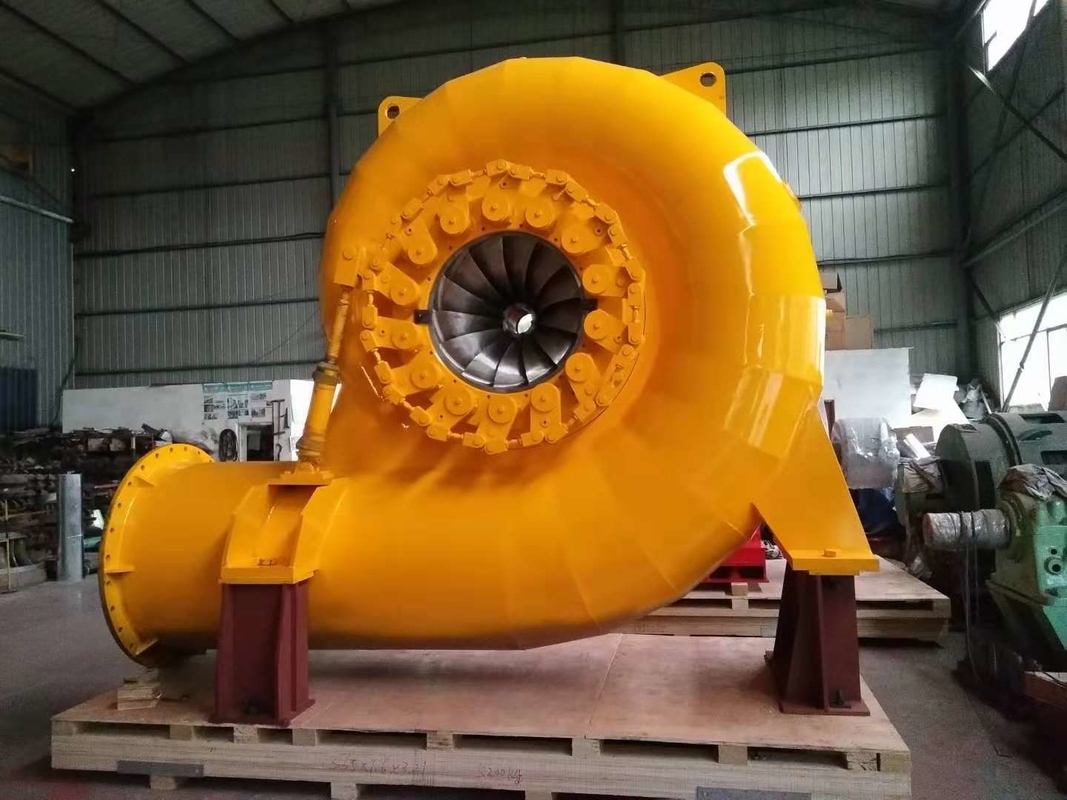 Classe d'isolation F/F Excitation sans balai Francis Générateur de turbine pour la production d'électricité stable