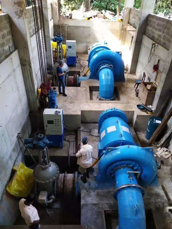 Durée de vie de 30 à 50 ans Turbine à eau à haute tête pour des débits d'eau réglables et une conception personnalisable
