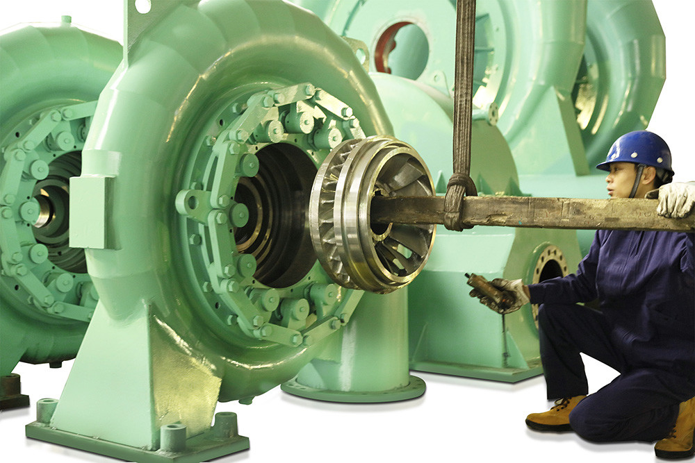 Durée de vie de 30 à 50 ans Turbine à eau à haute tête pour des débits d'eau réglables et une conception personnalisable