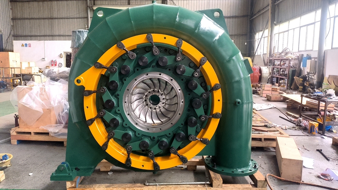 Modèle de disposition horizontale ou verticale Turbine hydraulique Générateur synchrone Type pour applications industrielles