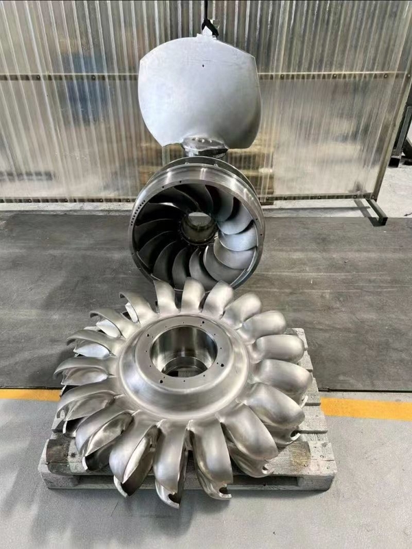 Turbine hydroélectrique à angle de lame de Francis Runner pour une pression d'entrée de 10 MPa
