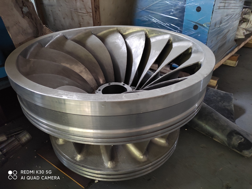 Turbine hydroélectrique à angle de lame de Francis Runner pour une pression d'entrée de 10 MPa