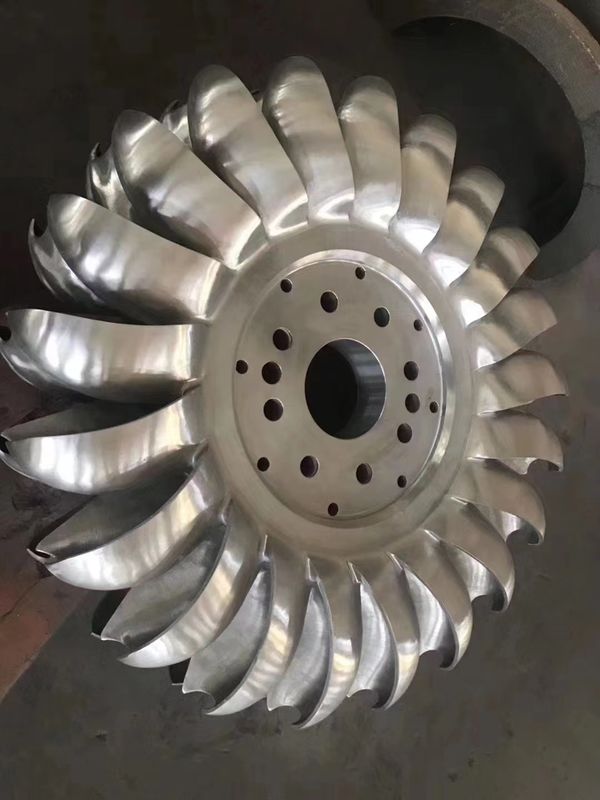 Diamètre d'entrée personnalisé de 1 à 5 mètres Corridor de turbine hydraulique avec vitesse de rotor nominale de 100 tr/min 200 tr/min 300 tr/min 500 tr/min 1000 tr/min