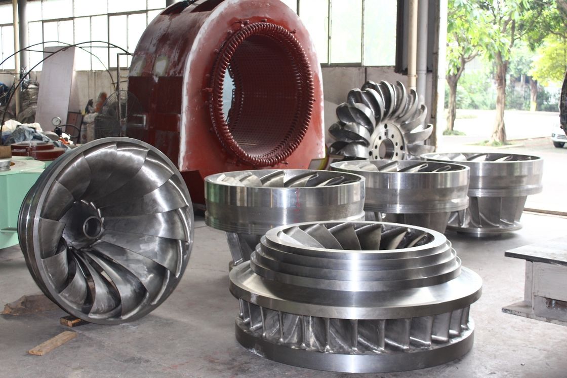Diamètre d'entrée personnalisé de 1 à 5 mètres Corridor de turbine hydraulique avec vitesse de rotor nominale de 100 tr/min 200 tr/min 300 tr/min 500 tr/min 1000 tr/min