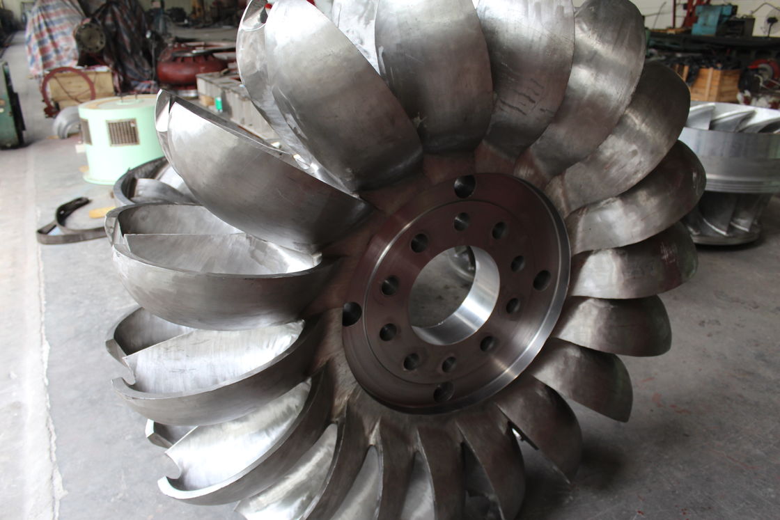 Diamètre d'entrée personnalisé de 1 à 5 mètres Corridor de turbine hydraulique avec vitesse de rotor nominale de 100 tr/min 200 tr/min 300 tr/min 500 tr/min 1000 tr/min