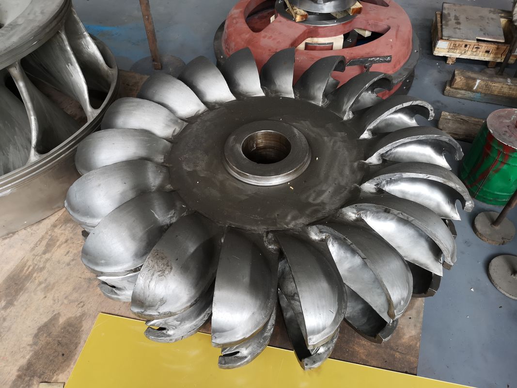 Diamètre d'entrée personnalisé de 1 à 5 mètres Corridor de turbine hydraulique avec vitesse de rotor nominale de 100 tr/min 200 tr/min 300 tr/min 500 tr/min 1000 tr/min