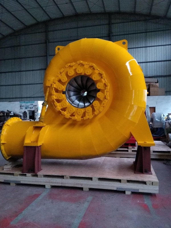 Blade en alliage d'aluminium Turbine hydroélectrique à plage de puissance de 100 kW à 20 MW