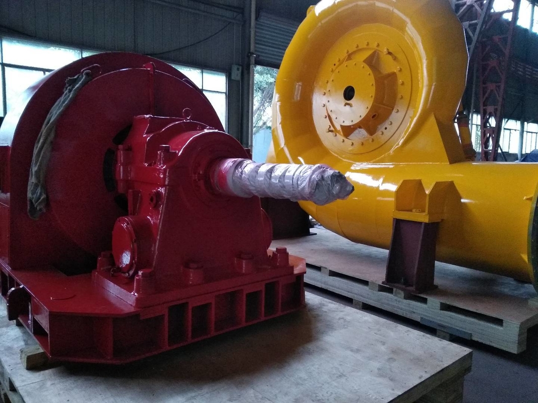 Blade en alliage d'aluminium Turbine hydroélectrique à plage de puissance de 100 kW à 20 MW