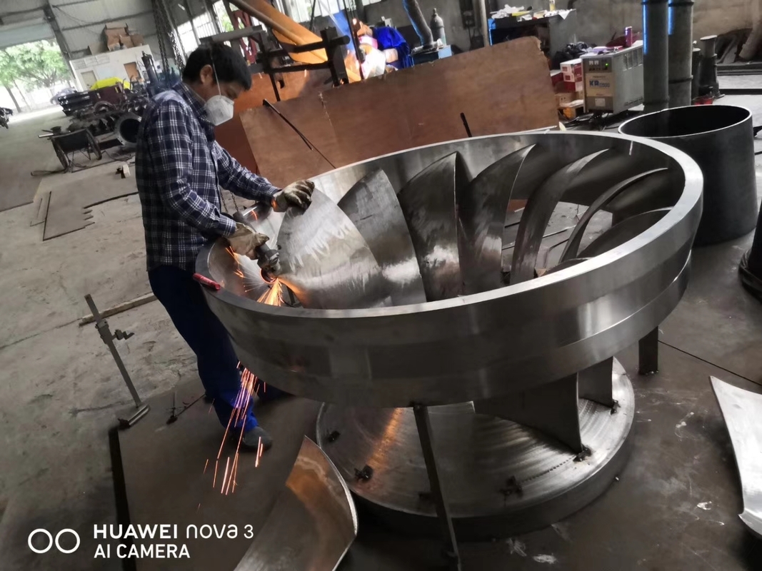 Stainless Steel Hydro Turbine Runner with 1-100 MW Rated Power and Customized Blade Width for Renewable Energy Projects