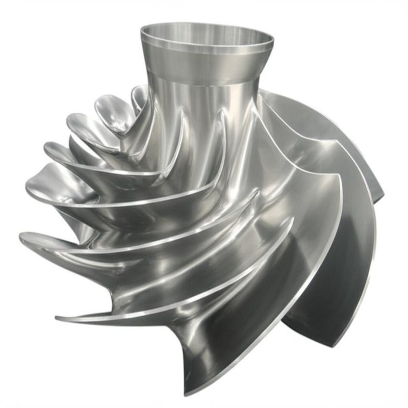 Turbine hydraulique avec une plage de vitesse de 150 tours par minute à 1000 tours par minute Largeur de lame personnalisée et diamètre de la turbine de 0,5 à 10 mètres