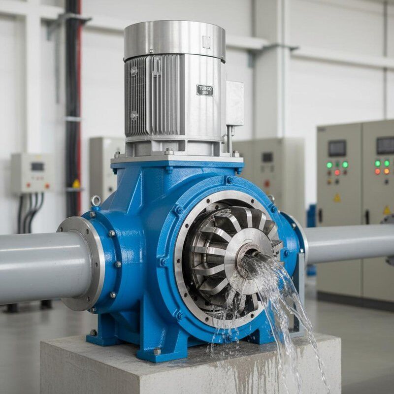 400-600 mm de diamètre de tuyau Turgo Turbine Generator Équipement hydroélectrique Conçu pour maximiser la production d'énergie et la fiabilité