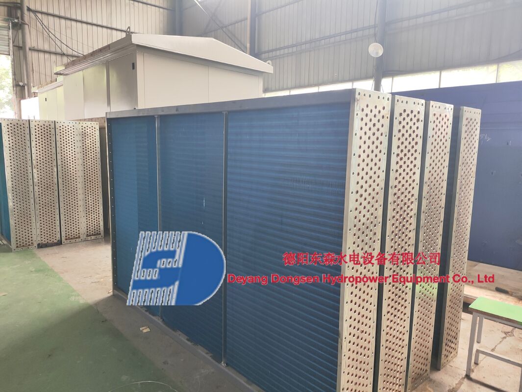 Plage de viscosité de l'huile 10-500 CSt Refroidisseur d'huile hydraulique OEM droit Fournit un refroidissement hydraulique du fluide et une stabilité de la température du système