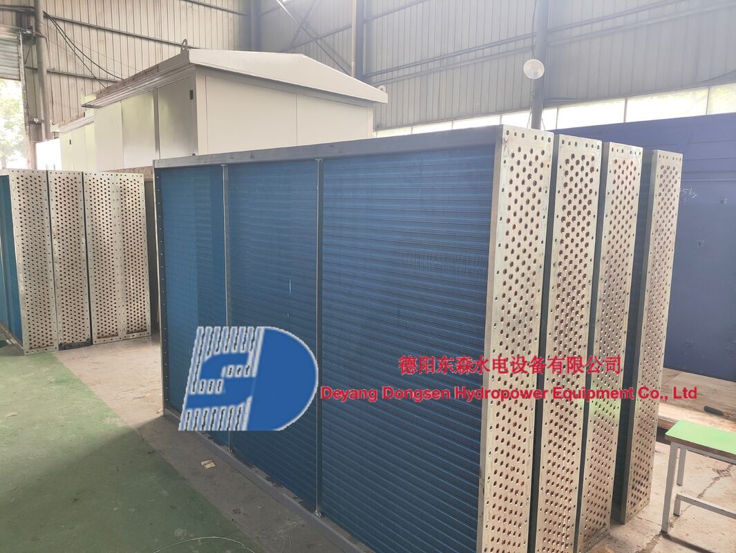 Plage de viscosité de l'huile 10-500 CSt Refroidisseur d'huile hydraulique OEM droit Fournit un refroidissement hydraulique du fluide et une stabilité de la température du système