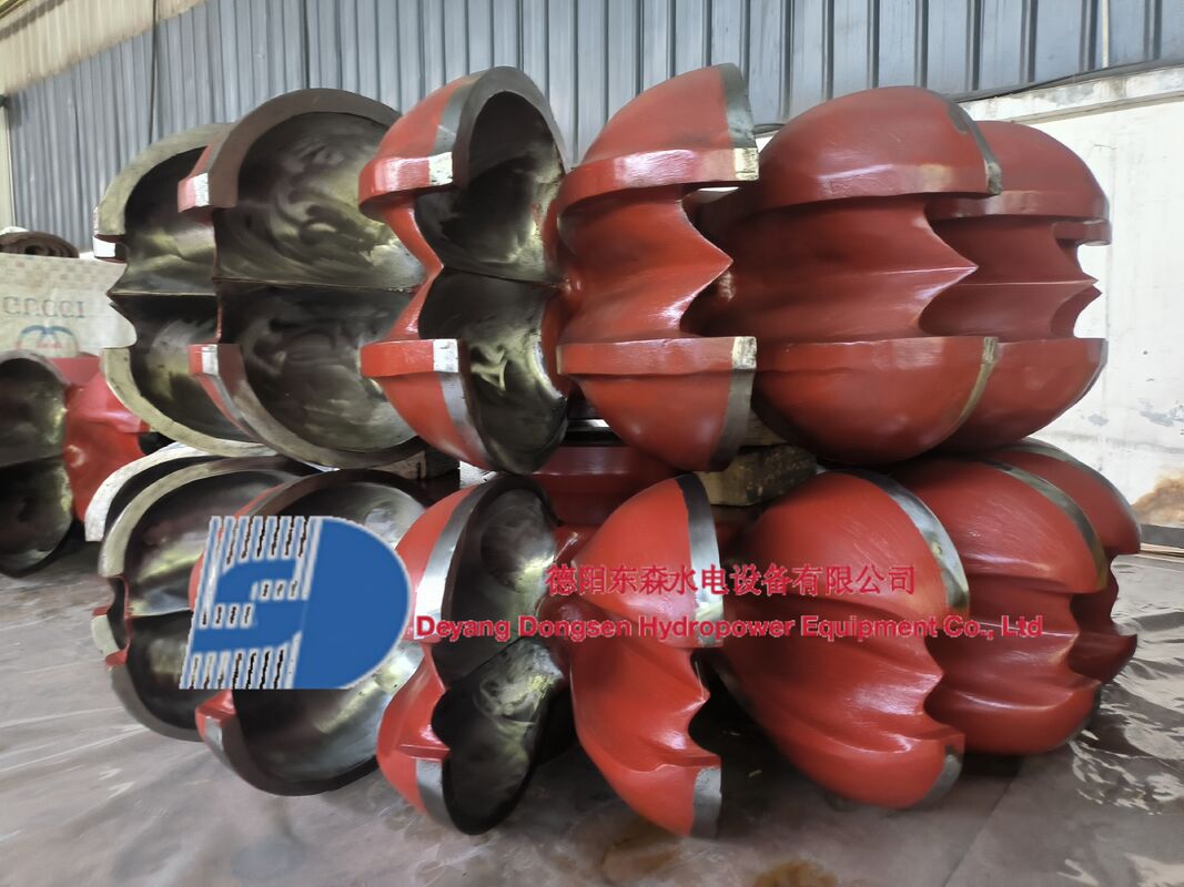 Turbine hydraulique en acier inoxydable avec des dimensions de lame personnalisables pour des applications hydroélectriques de 1 à 10 MW