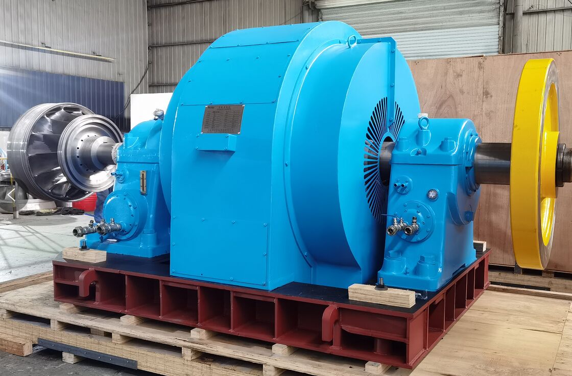 Générateur de turbine à eau Francis Runner Conçu pour la tête de conception 168 à 357 M Technologie robuste de générateur de turbine Francis