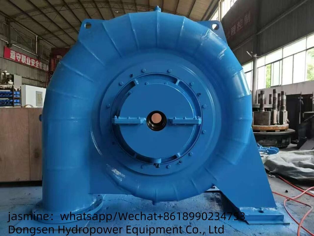 Générateur de turbine hydraulique Francis, plage de vitesse 150 tr/min, 1 000 tr/min, supportant un débit de 3,21 à 14,9 m³ de production d'énergie durable