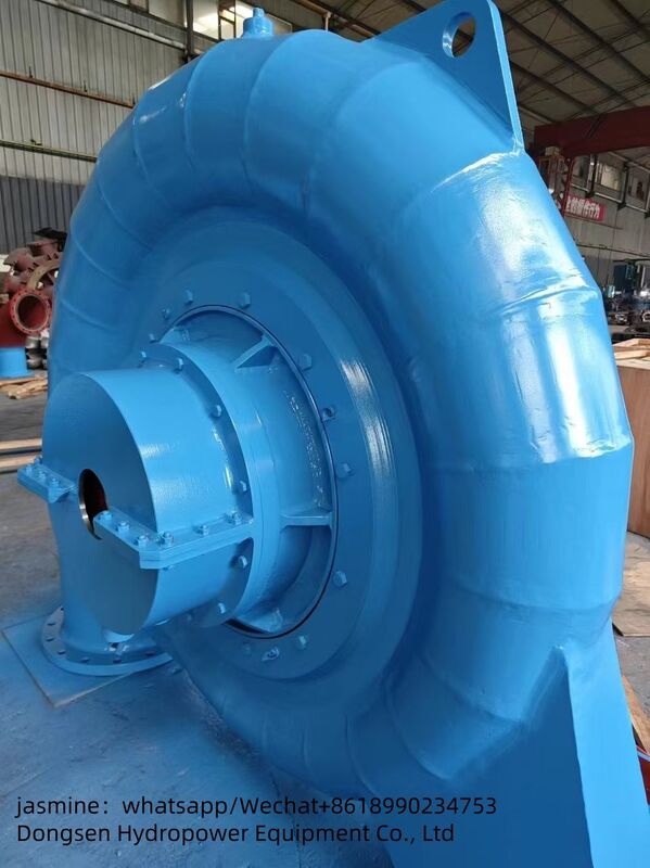 Génératrice de turbine Francis 450-1000 tr/min avec régulateur à microprocesseur et protection IP54 pour centrales hydroélectriques