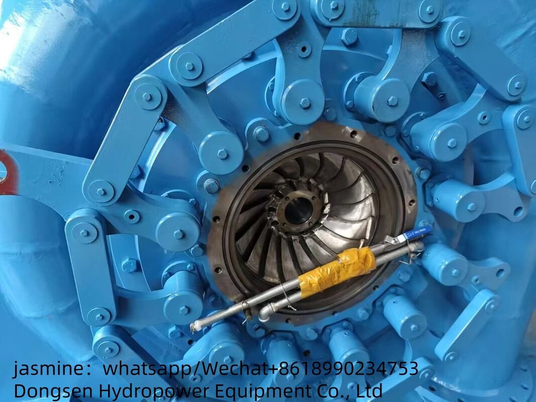 Générateur de turbine à eau Francis Runner Conçu pour la tête de conception 168 à 357 M Technologie robuste de générateur de turbine Francis