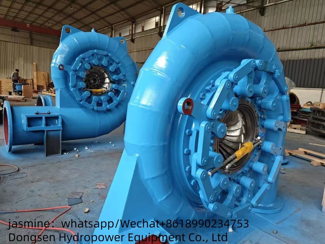 Génératrice de turbine Francis 450-1000 tr/min avec régulateur à microprocesseur et protection IP54 pour centrales hydroélectriques