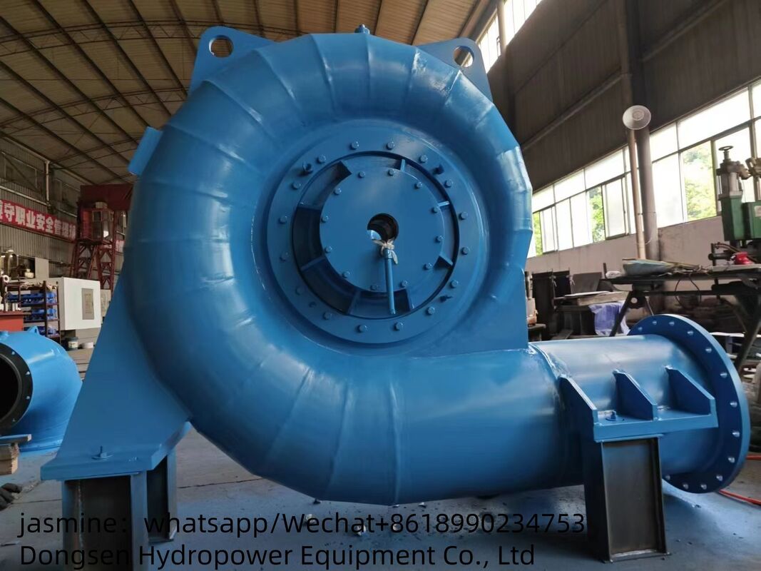 Générateur de turbine à eau Francis Runner Conçu pour la tête de conception 168 à 357 M Technologie robuste de générateur de turbine Francis