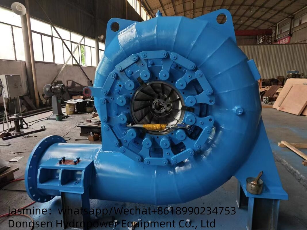 Génératrice de turbine Francis 450-1000 tr/min avec régulateur à microprocesseur et protection IP54 pour centrales hydroélectriques