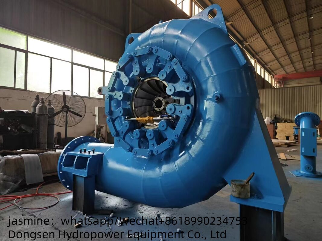 Génératrice de turbine Francis 450-1000 tr/min avec régulateur à microprocesseur et protection IP54 pour centrales hydroélectriques