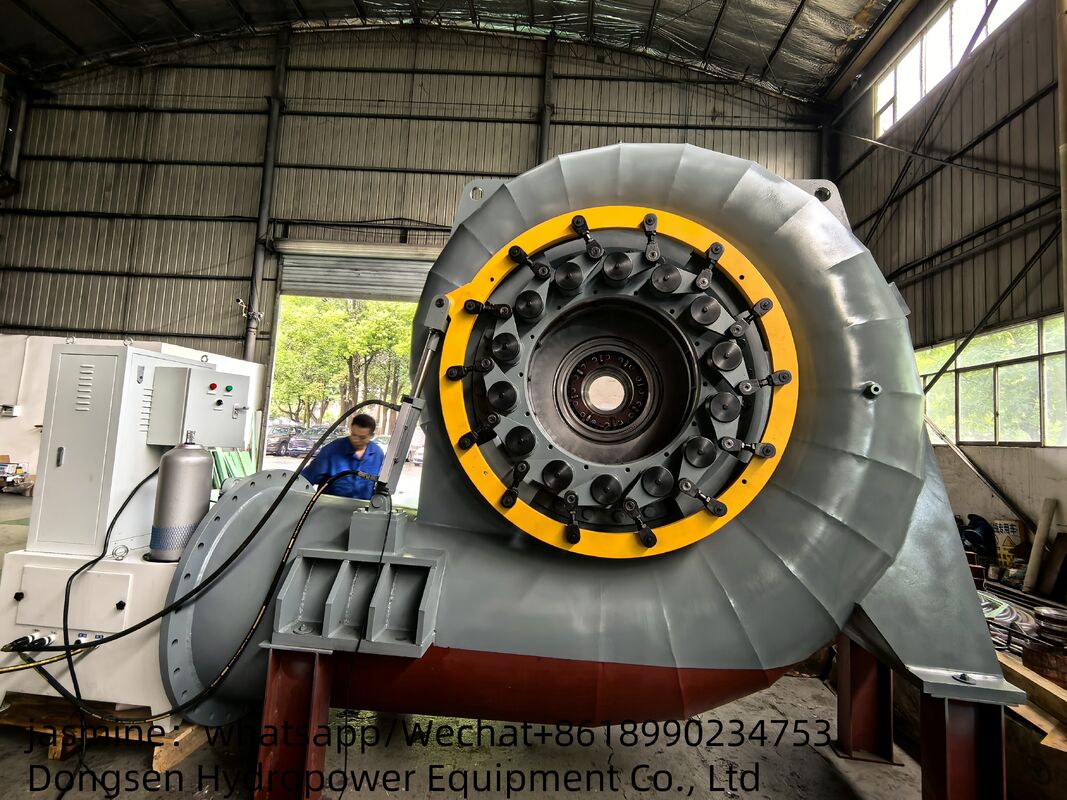 Générateur de turbine Francis en fonte avec système d'excitation statique pour une durée de vie de 30 à 50 ans et contrôle automatique