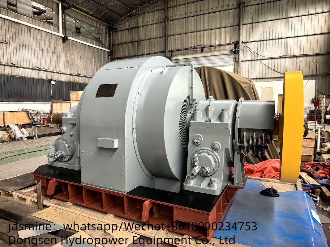 Flux de 3,21 à 14,9 M3s Francis Turbine Générateur Capacité de puissance 300 kW à 8000 kW Efficacité nominale de 90% à 96%